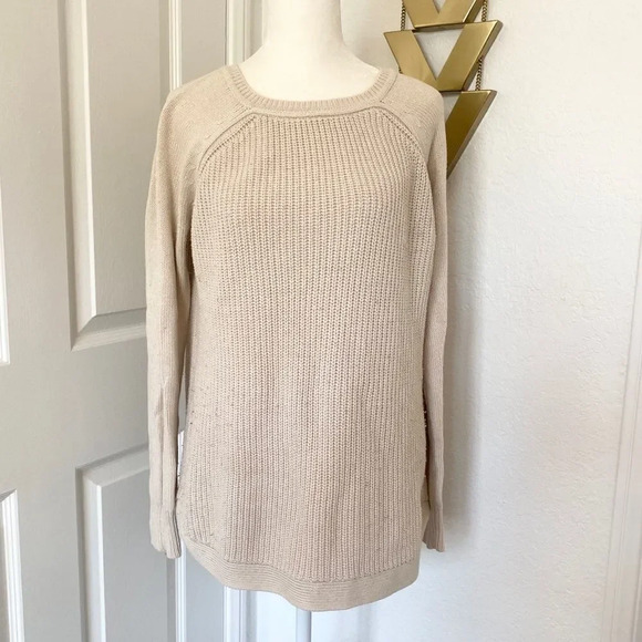 RD Style Sweaters - RD Style Ivory Cream Crew Neck Knit Sweater
